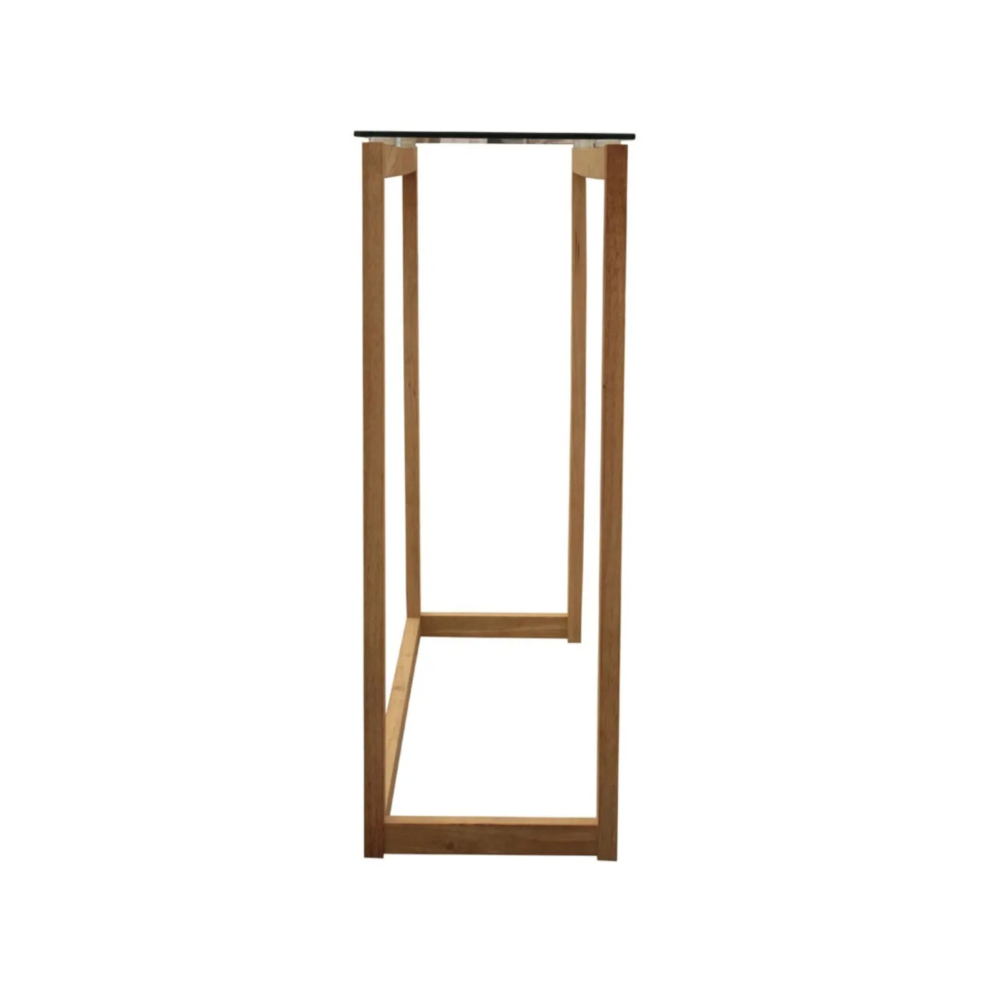 Consola de madera y cristal^Casa Viva Outlet