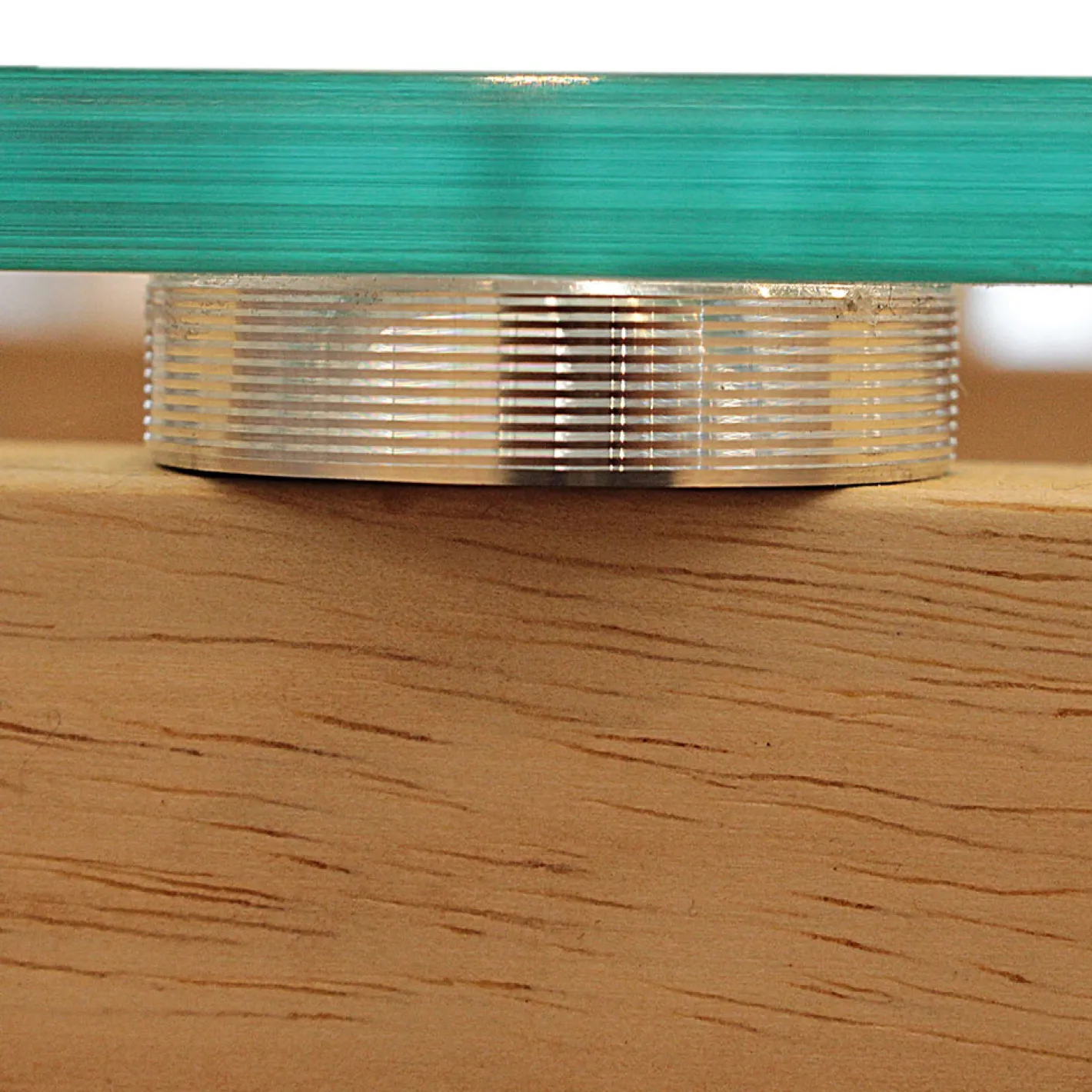 Consola de madera y cristal^Casa Viva Outlet