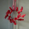 Corona decorativa bayas rojas Ø25cm^Casa Viva