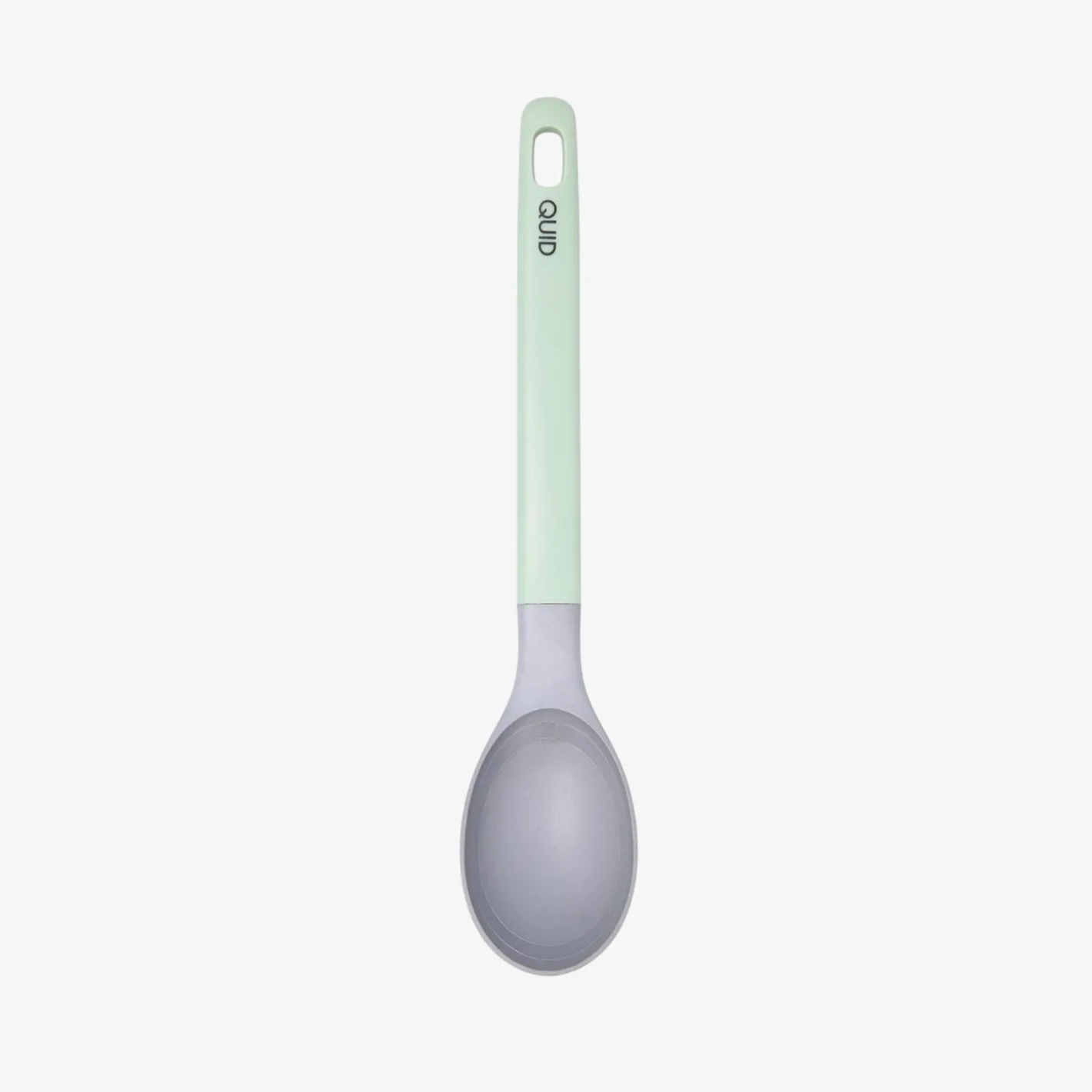 Cuchara de cocina de plástico verde y gris Nira 32cm^Casa Viva
