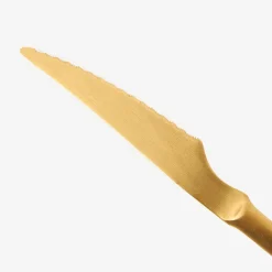 Cuchillo chuletero de acero inoxidable dorado Kipla^Casa Viva Best