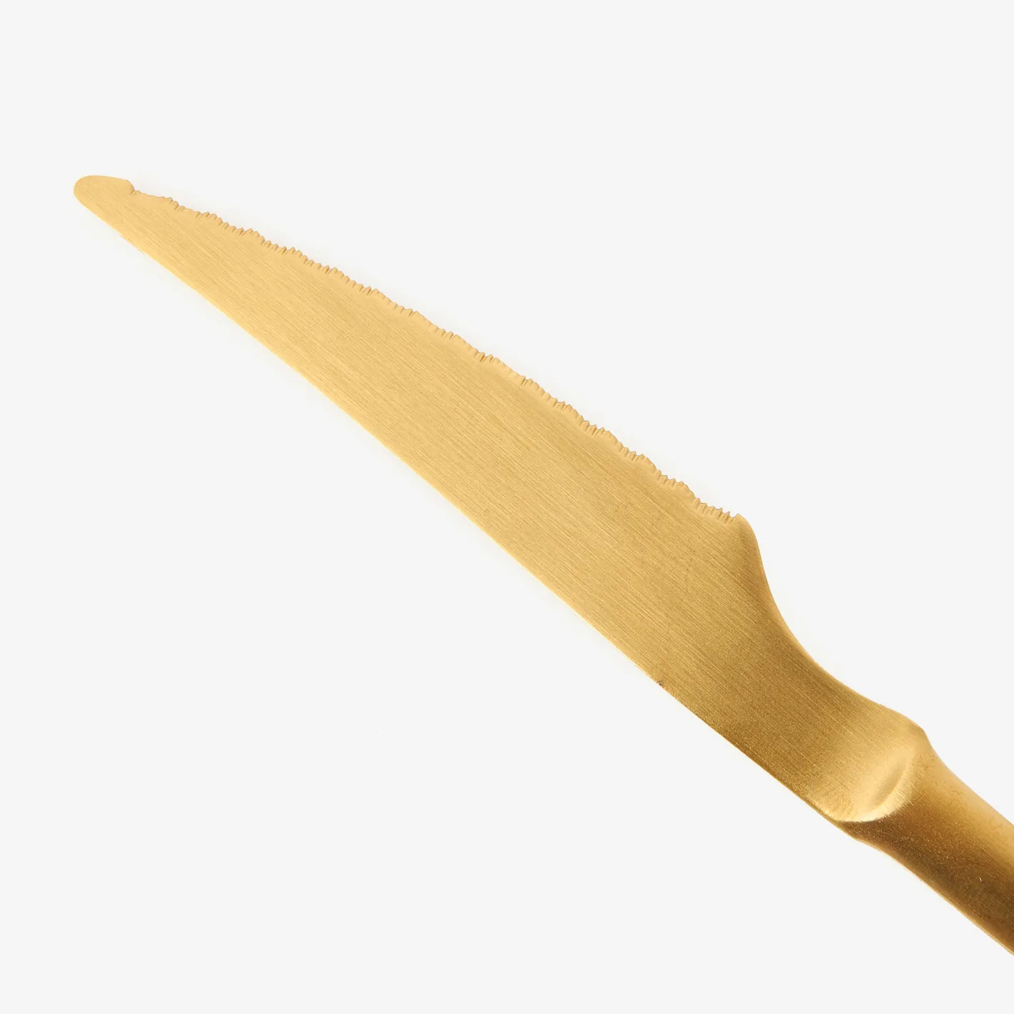 Cuchillo chuletero de acero inoxidable dorado Kipla^Casa Viva Best