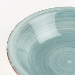 Ensaladera azul de gres Vita Ø23cm^Casa Viva Outlet