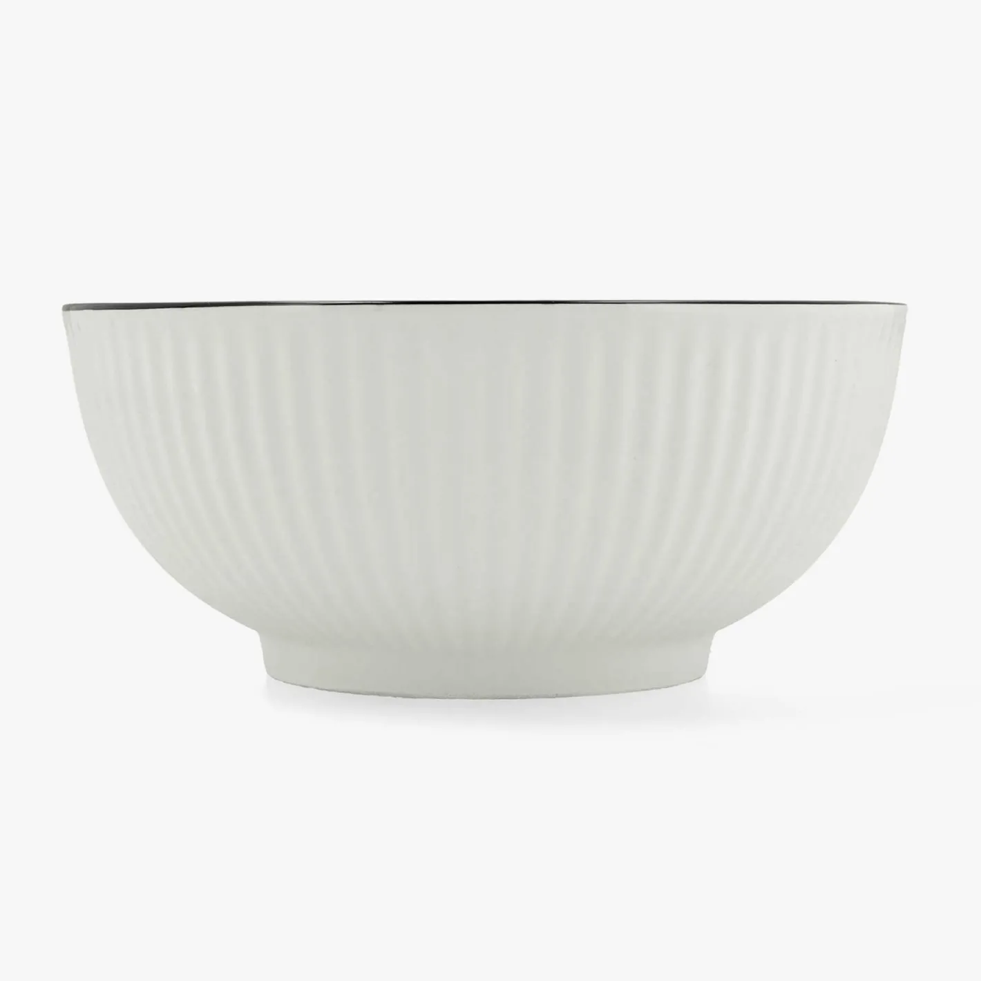 Ensaladera de cerámica con relieve 20,5cm Siena^Casa Viva Hot