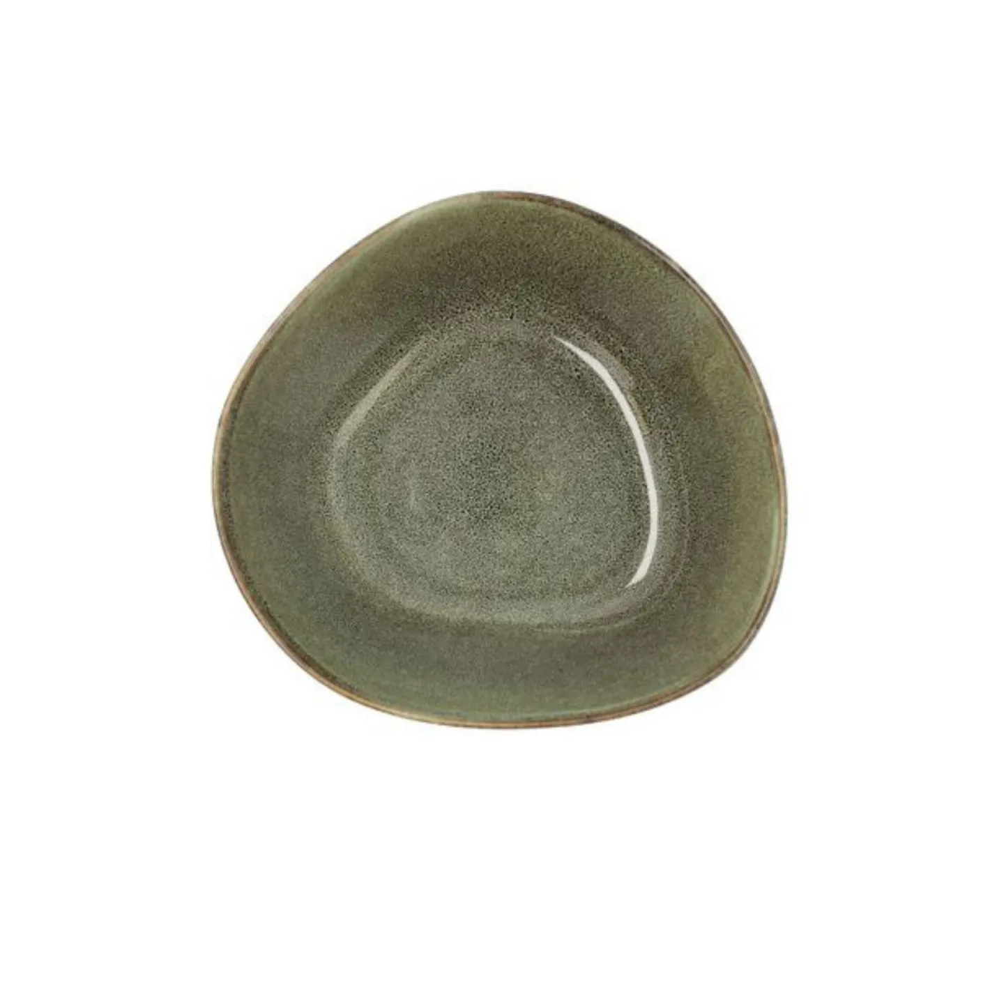 Ensaladera de gres verde Beget Ø20cm^Casa Viva Discount