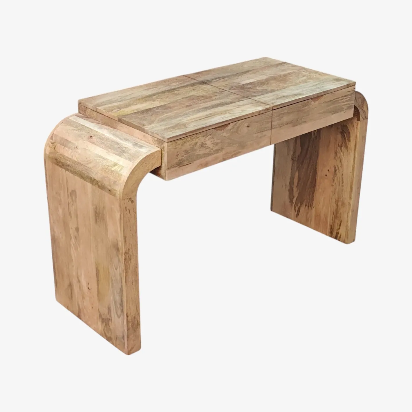 Escritorio de madera de mango Ilan 130x50x80cm Clau&Chloe^Casa Viva