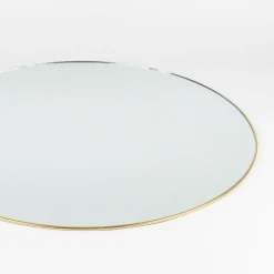 Espejo de pared redondo de metal dorado Orión Ø55cm^Casa Viva Clearance