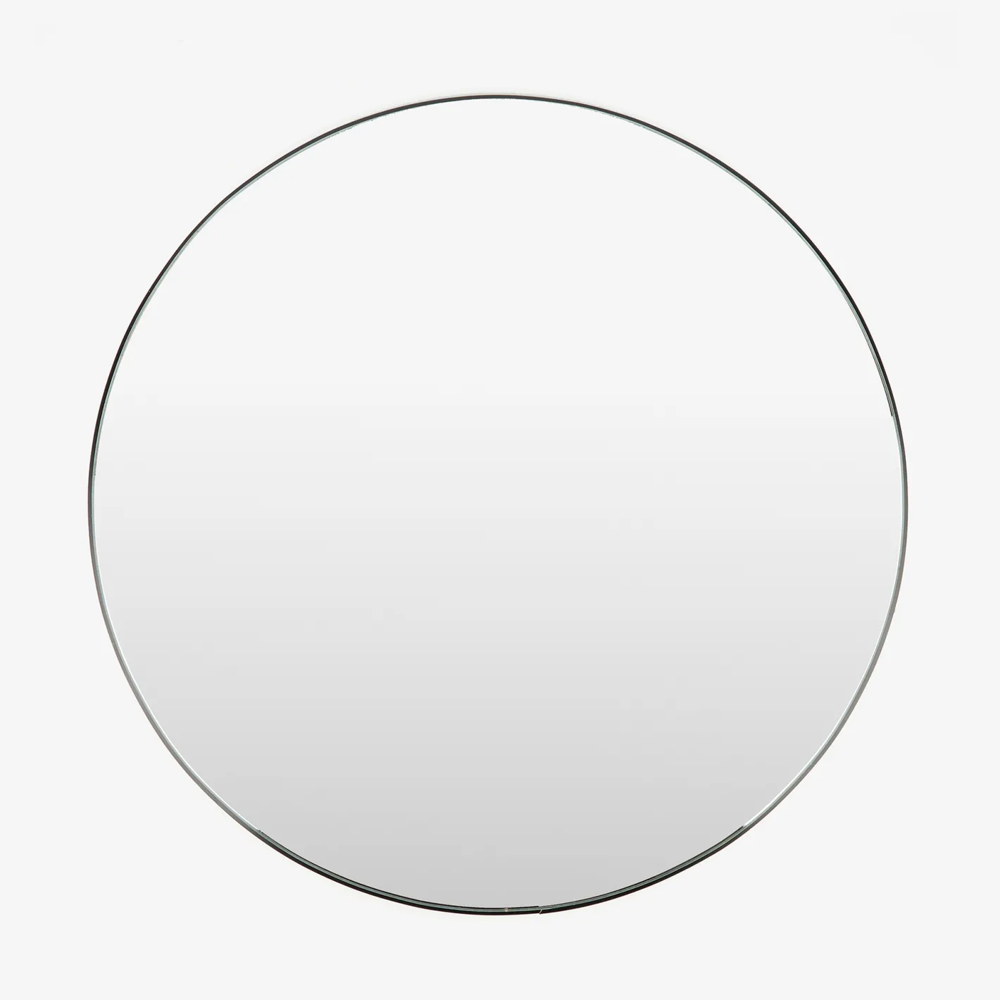 Espejo de pared redondo de metal negro Ø55cm^Casa Viva Clearance