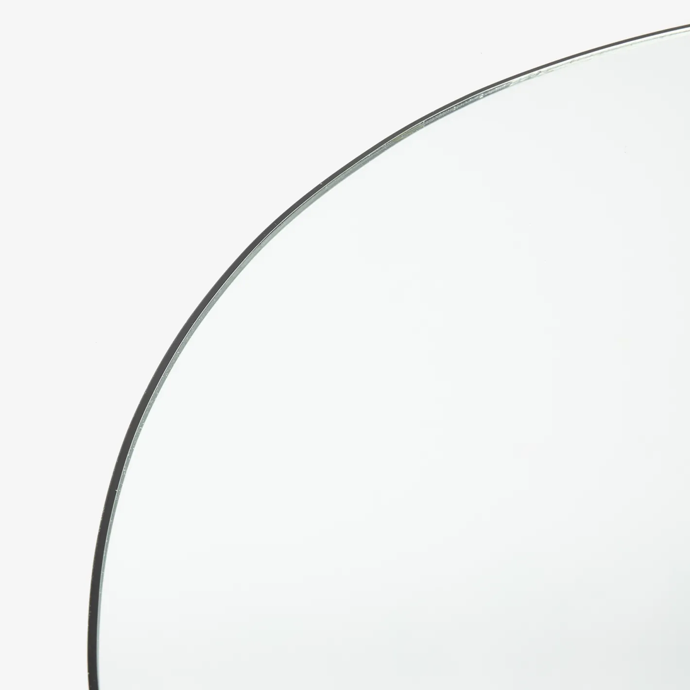 Espejo de pared redondo de metal negro Ø55cm^Casa Viva Clearance