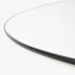 Espejo de pared redondo de metal negro Ø55cm^Casa Viva Clearance