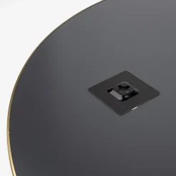 Espejo de pared redondo de metal dorado Orión Ø76cm^Casa Viva Sale