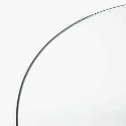 Espejo pared metal negro Orión Ø75cm^Casa Viva Online