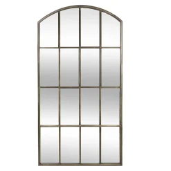 Espejo ventana negro 91x3x177cm^Casa Viva Online