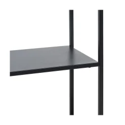 Estantería de acero negro Calista 90x30x188cm^Casa Viva Online