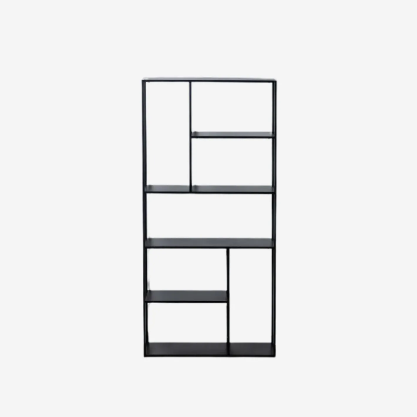 Estantería de acero negro Calista 90x30x188cm^Casa Viva Online