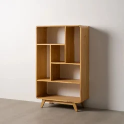 Estantería de madera de mindi 90x40x150cm^Casa Viva Sale