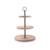 Expositor de bambú de 3 pisos Ø25/20/15cm^Casa Viva Sale
