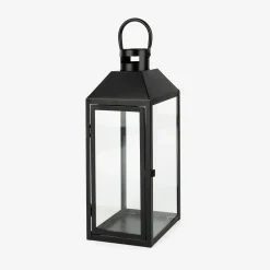 Farol de metal negro Fenjer Ø15x39cm^Casa Viva