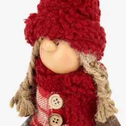 Figura decorativa Muñeca sentada con gorro 28cm^Casa Viva Best