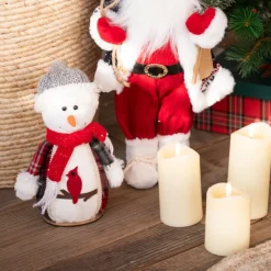 Figura decorativa Muñeco de nieve 24cm^Casa Viva Clearance