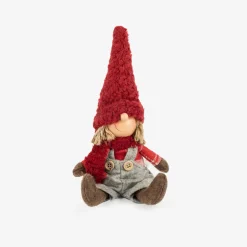 Figura decorativa Muñeco sentado con gorro 28cm^Casa Viva