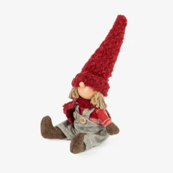 Figura decorativa Muñeco sentado con gorro 28cm^Casa Viva