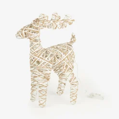 Figura decorativa Reno de luz LED gris 50cm^Casa Viva