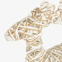 Figura decorativa Reno de luz LED gris 50cm^Casa Viva