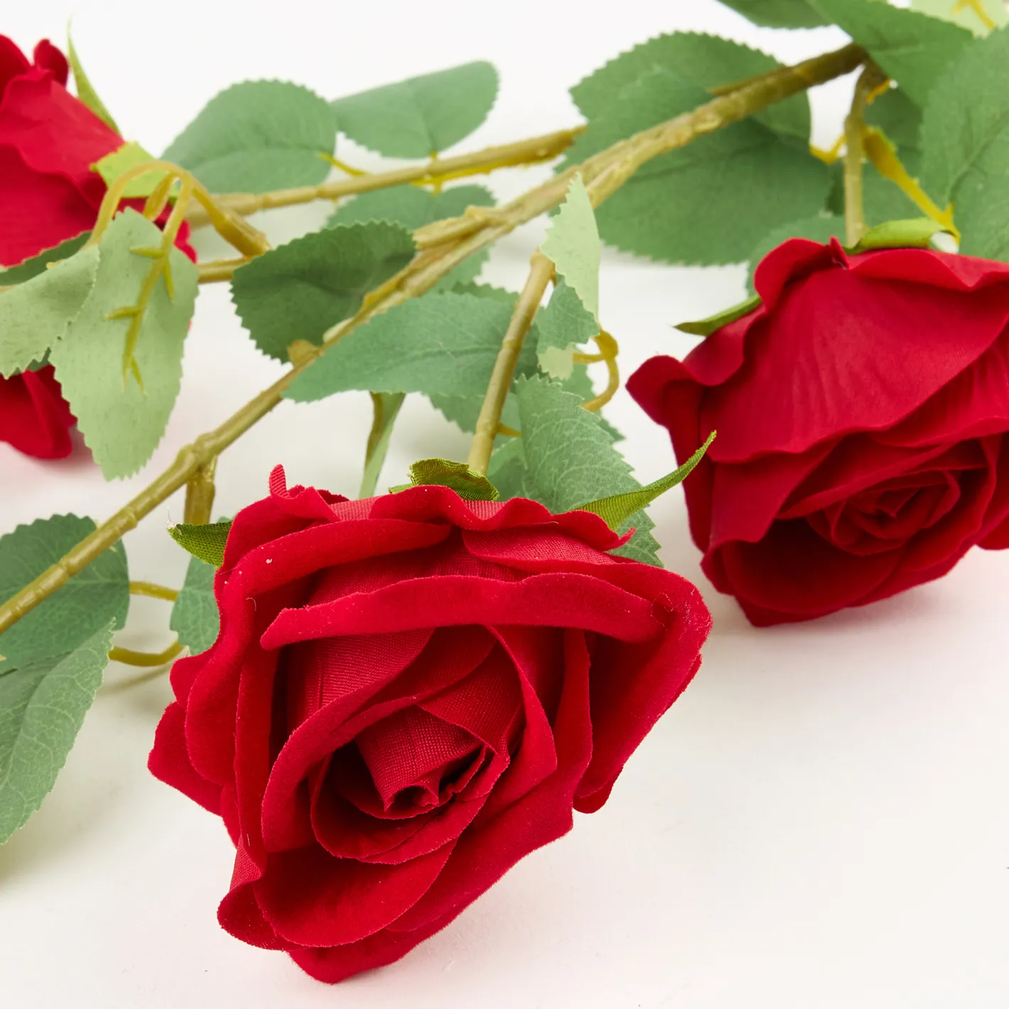 Flor artificial rosa roja 86cm^Casa Viva Outlet