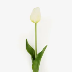 Flor artificial tulipán blanco 48cm^Casa Viva Outlet