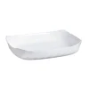 Fuente para horno opal blanca 33x27cm^Casa Viva Discount
