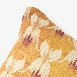 Funda de cojín algodón naranja Koray 45x45cm^Casa Viva Discount