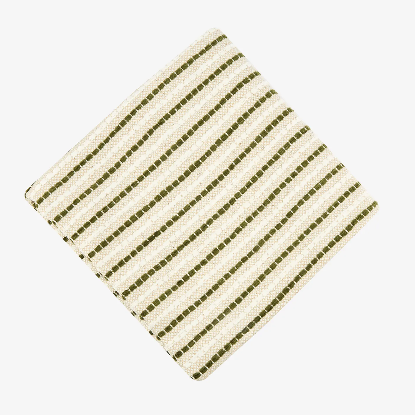 Funda de cojín beige y oliva Olan 45x45cm^Casa Viva