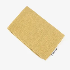 Funda de cojín de algodón amarilla Frida 40x35cm^Casa Viva Sale