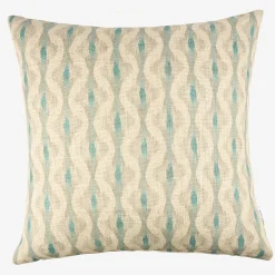 Funda de cojín de algodón beige Tribal 45x45cm^Casa Viva Outlet