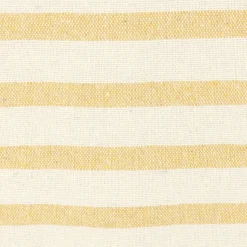 Funda de cojín de algodón con rayas amarillas Niza 45x45cm^Casa Viva Best