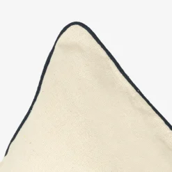 Funda de cojín de algodón con rayas azules Niza 60x60cm^Casa Viva New