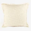 Funda de cojín de algodón con flecos Cuzco 60x60cm^Casa Viva Sale