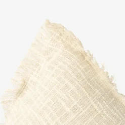 Funda de cojín de algodón con flecos Cuzco 60x60cm^Casa Viva Sale