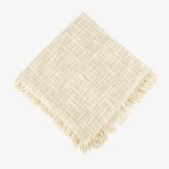 Funda de cojín de algodón con flecos Cuzco 60x60cm^Casa Viva Sale