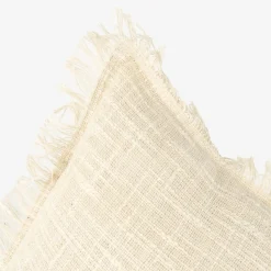 Funda de cojín de algodón con flecos Cuzco 45x45cm^Casa Viva Discount