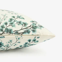 Funda de cojín de algodón cuadrada azul Bluira 45x45cm^Casa Viva New