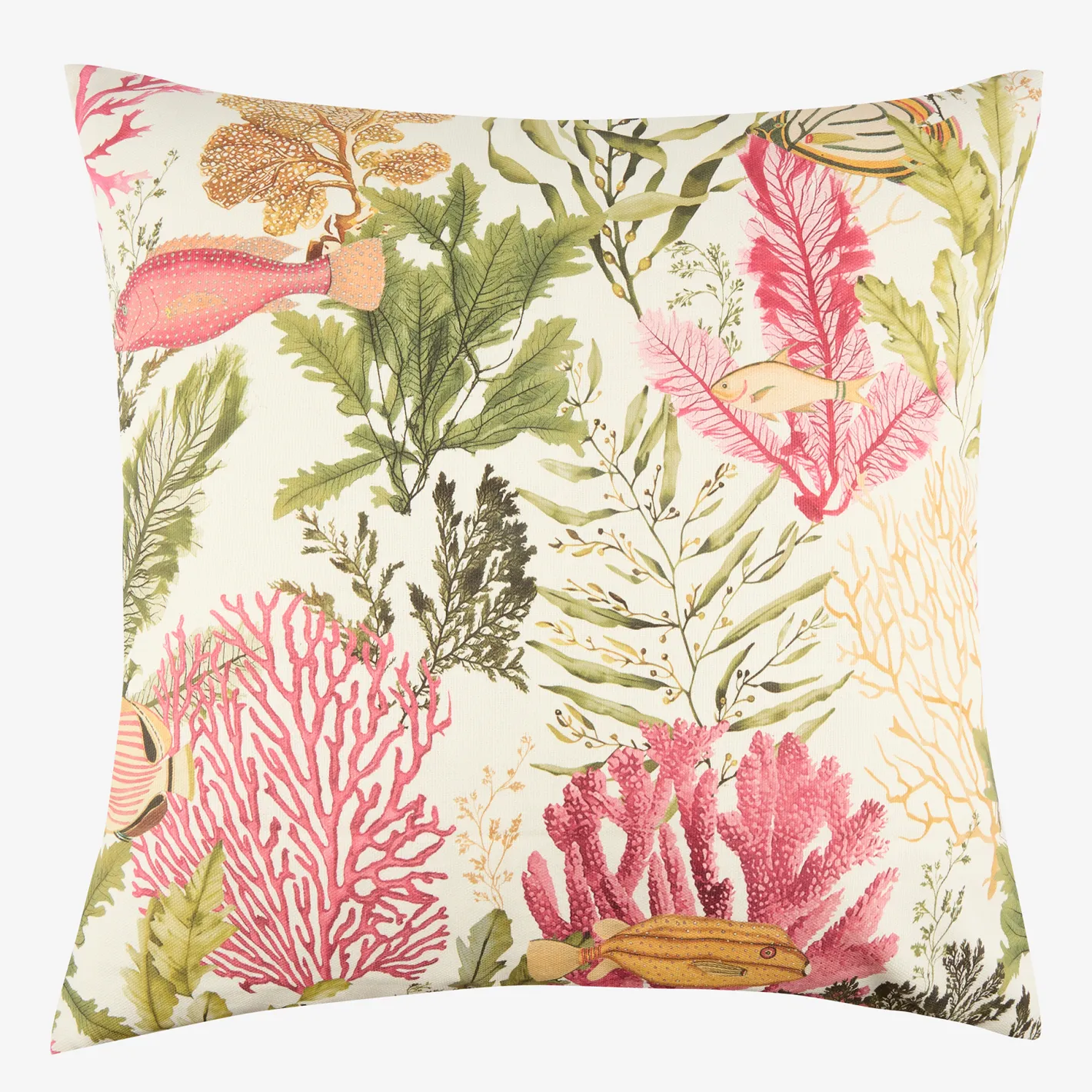 Funda de cojín de algodón cuadrada Coralia 45x45cm^Casa Viva New