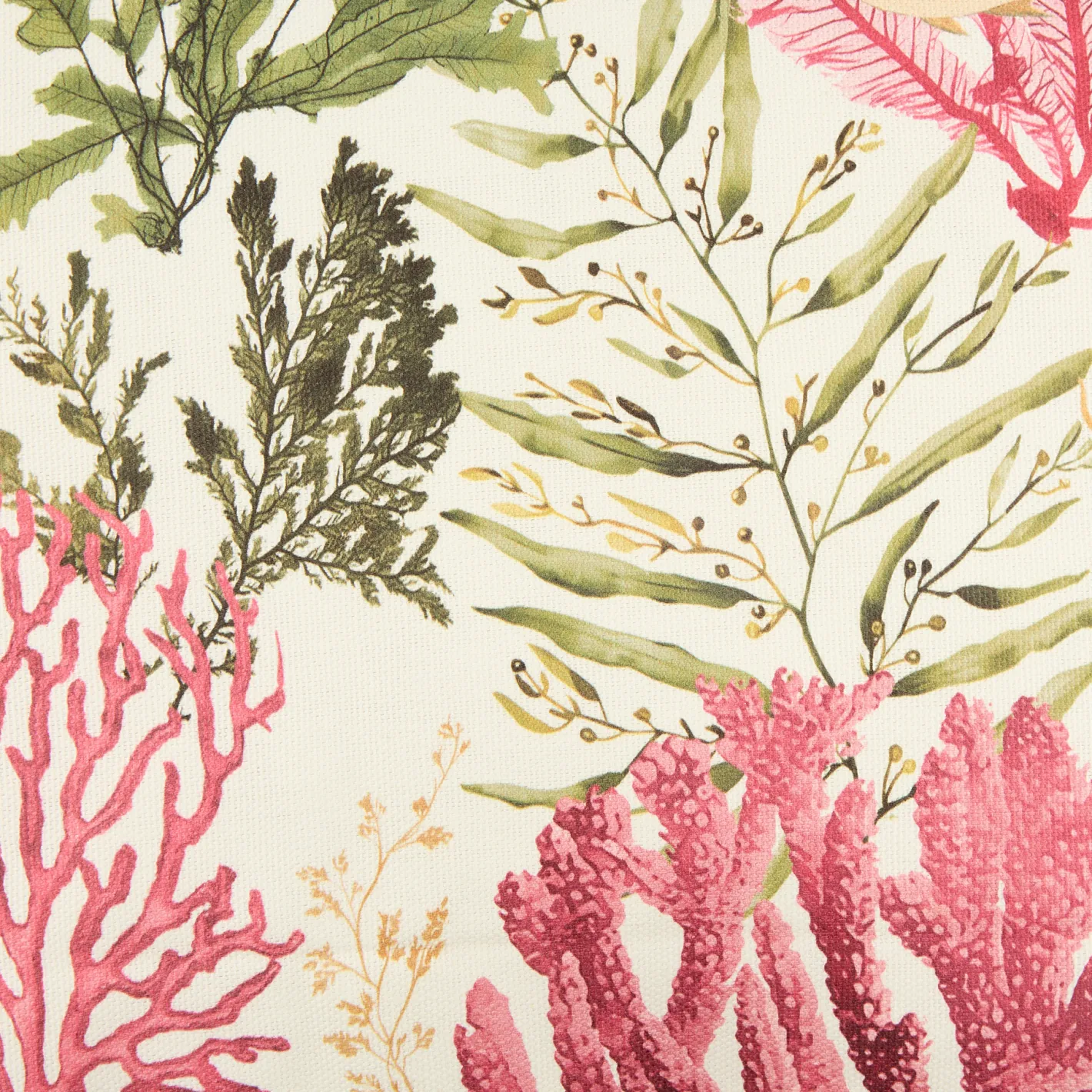 Funda de cojín de algodón cuadrada Coralia 45x45cm^Casa Viva New