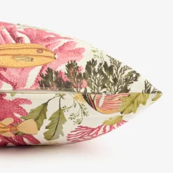 Funda de cojín de algodón cuadrada Coralia 45x45cm^Casa Viva New