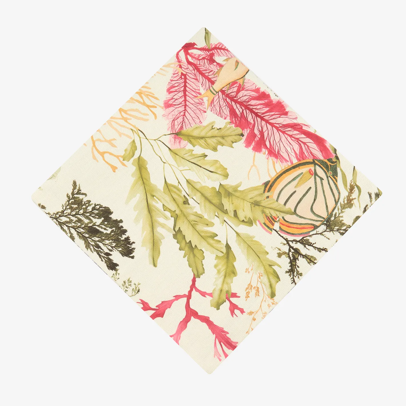 Funda de cojín de algodón cuadrada Coralia 45x45cm^Casa Viva New