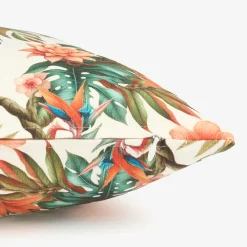 Funda de cojín de algodón Tropical 45x45cm^Casa Viva Discount