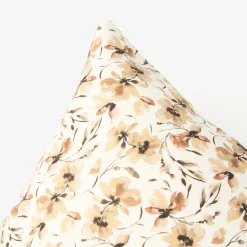 Funda de cojÍn de algodón taupe Durian 45x45cm^Casa Viva Discount