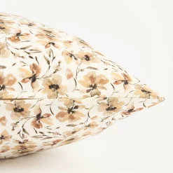 Funda de cojÍn de algodón taupe Durian 45x45cm^Casa Viva Discount