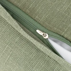 Funda de cojín de algodón verde Frida 30x45cm^Casa Viva Sale